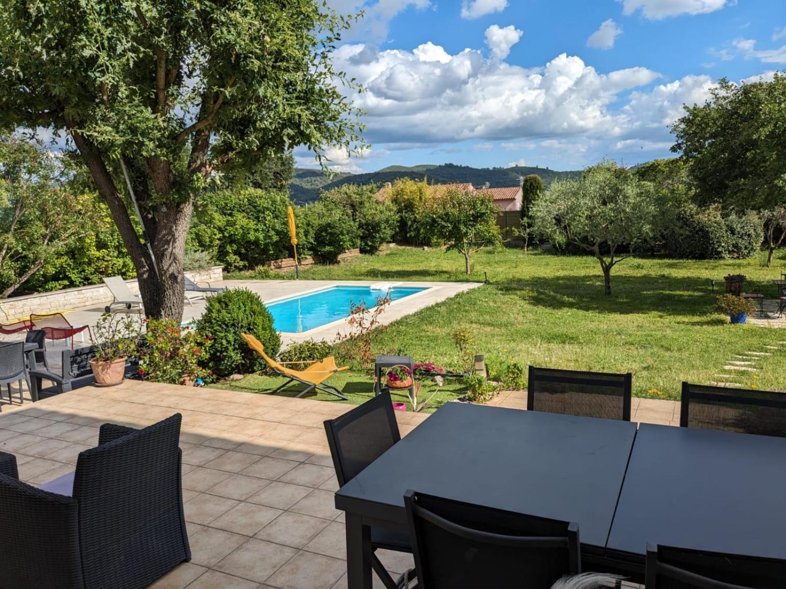 Villa Calme Avec Piscine A Greoux Eksteriør bilde