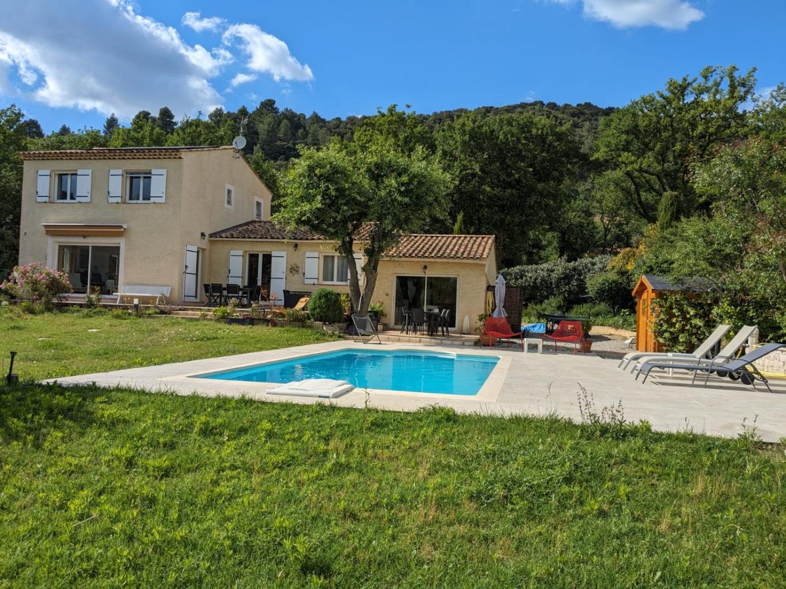 Villa Calme Avec Piscine A Greoux Eksteriør bilde