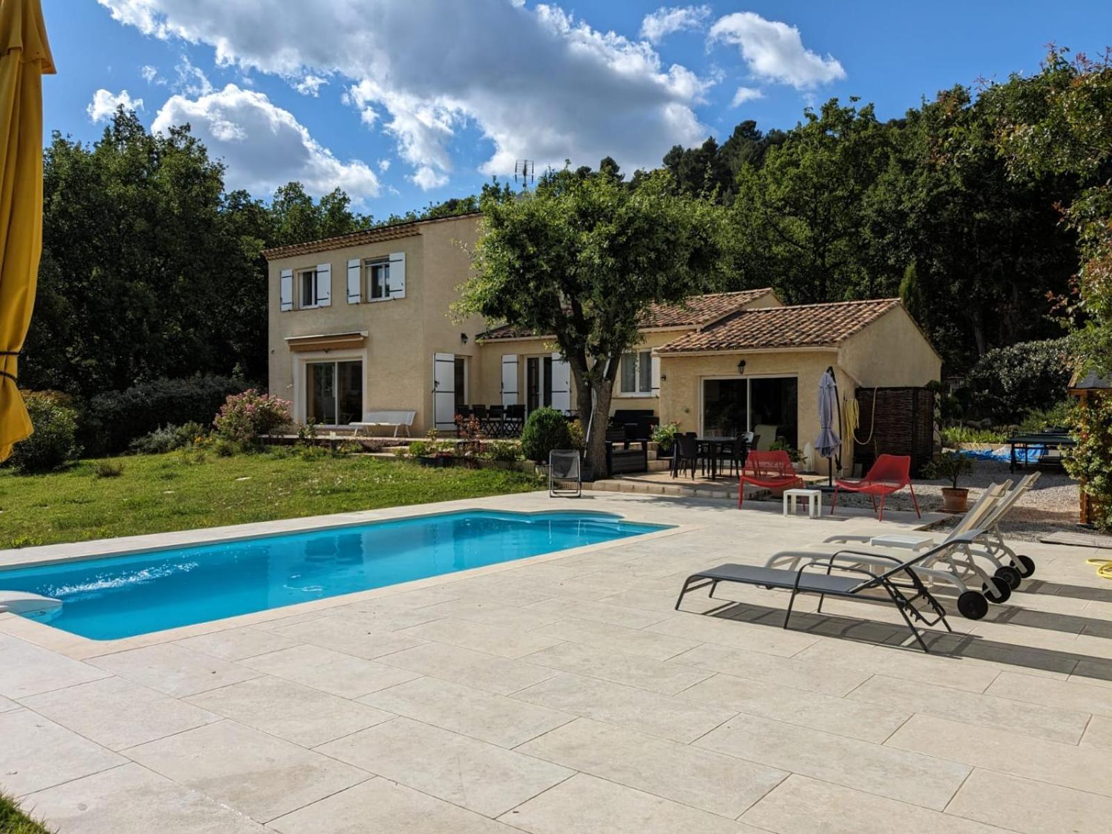 Villa Calme Avec Piscine A Greoux Eksteriør bilde